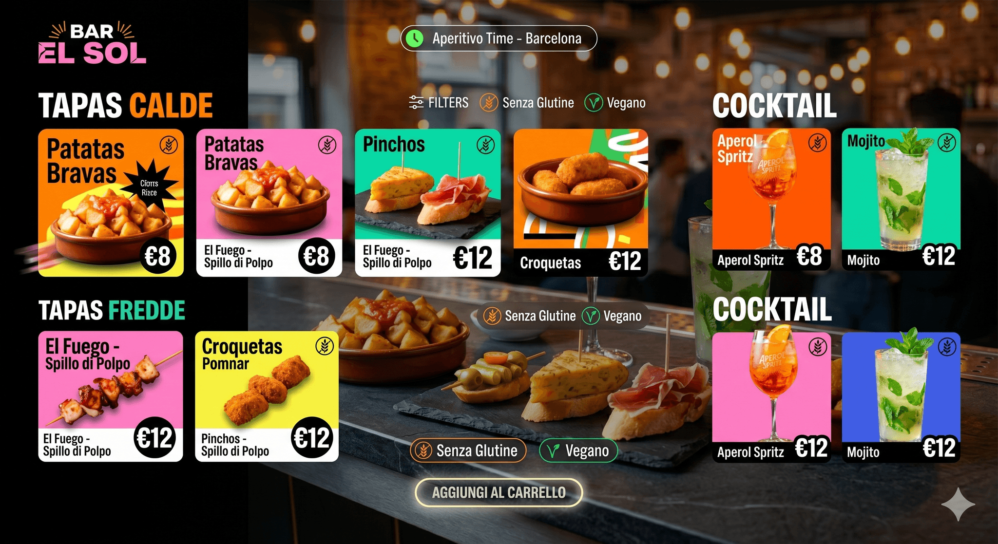 Cocina profesional recibiendo pedidos digitales